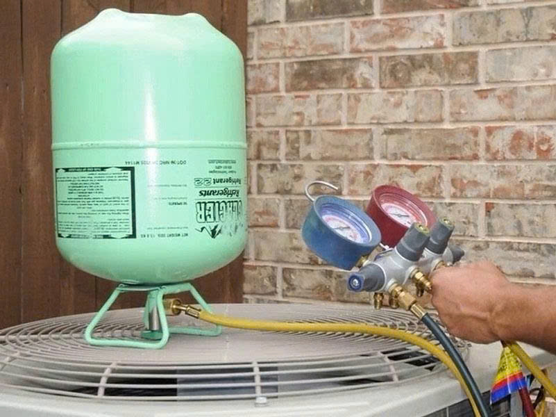 Bơm Gas Máy Lạnh Tại Chợ Lách Bến Tre