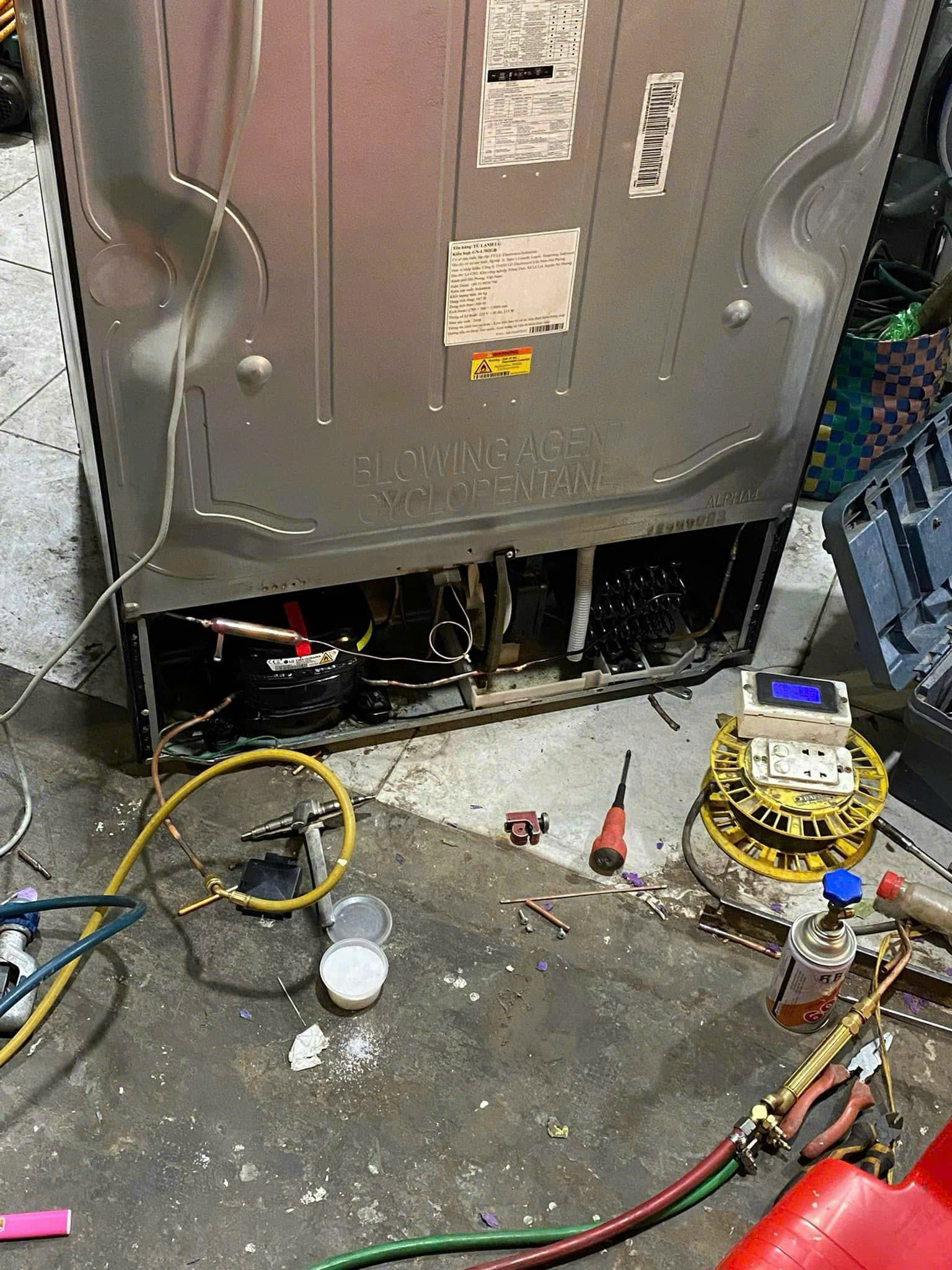 Bơm Gas Tủ Lạnh Tại Châu Thành Bến Tre
