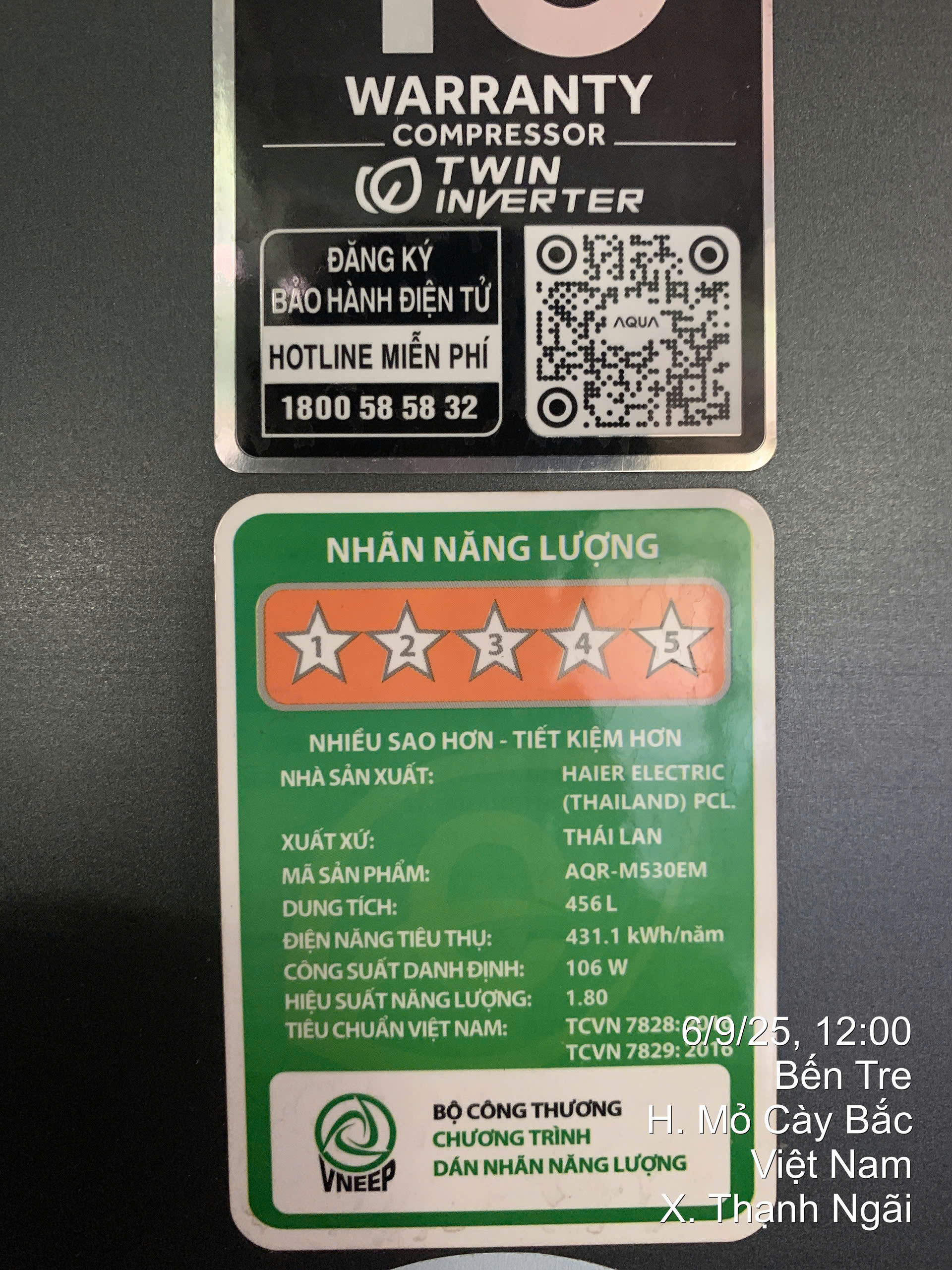 Sửa Tủ Lạnh Huyện Mỏ Cày Bắc Vĩnh Long
